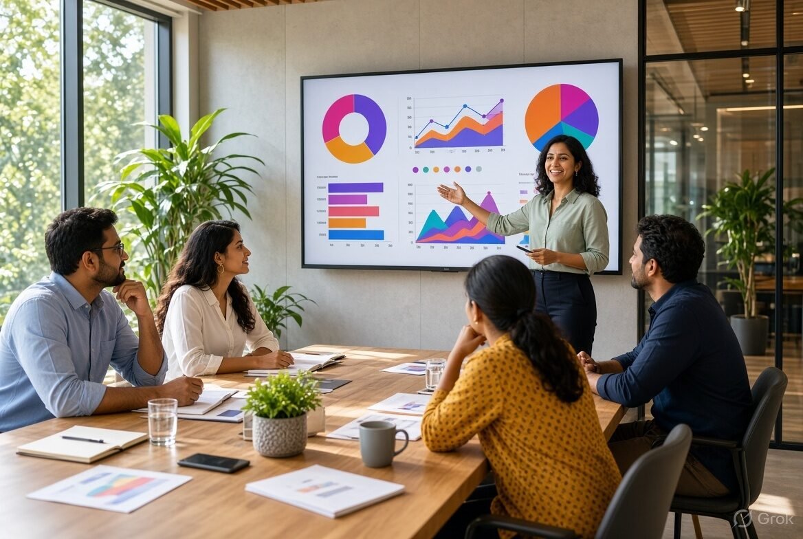 Client counsel meeting for reputation and media planning