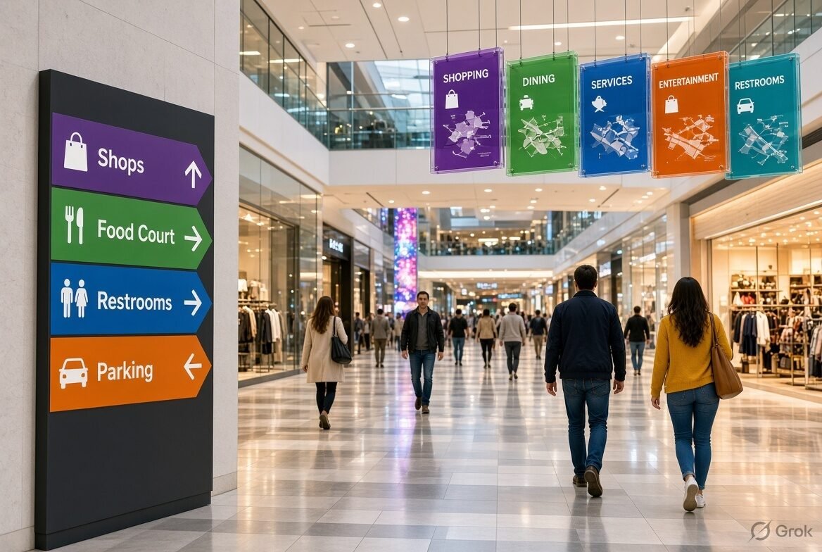 Indoor wayfinding and directory boards